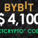 Bybit exchange offers $4,100 when using code “KTCRYPTO” – Bybit Bonus