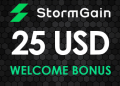 StormGain exchange $25 – StormGain bonus