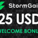 StormGain exchange $25 – StormGain bonus