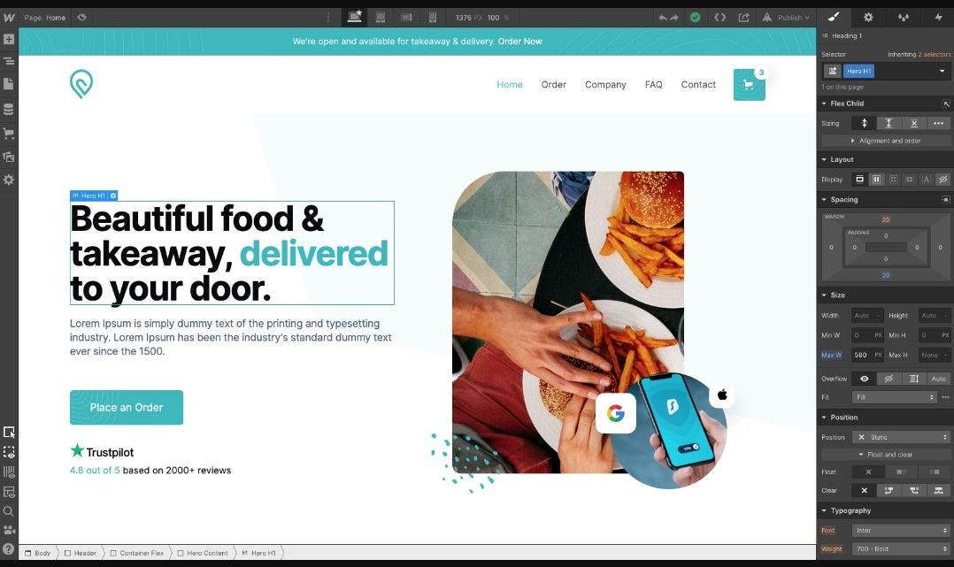 Benefits of Webflow for Small Business